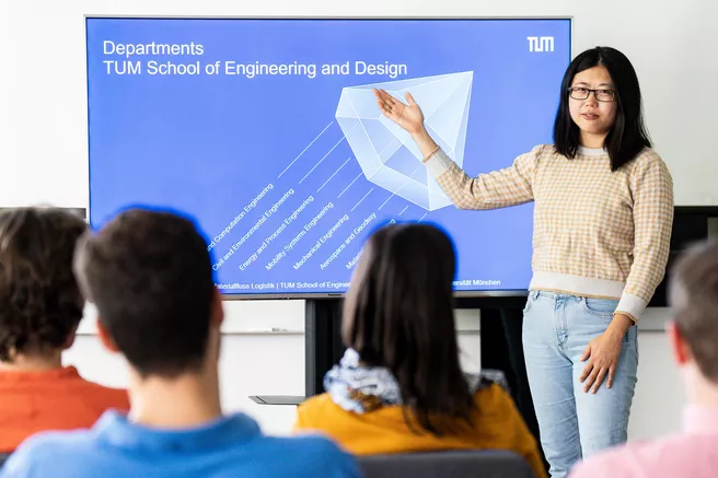 Presentation about Departments of the TUM School of Engineering and Design